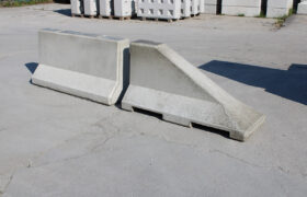 How to make Jersey barrier blocks